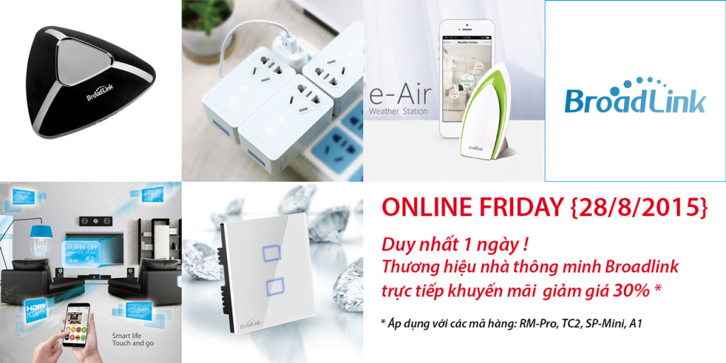 Ngày hội mua sắm mùa thu OnlineFriday