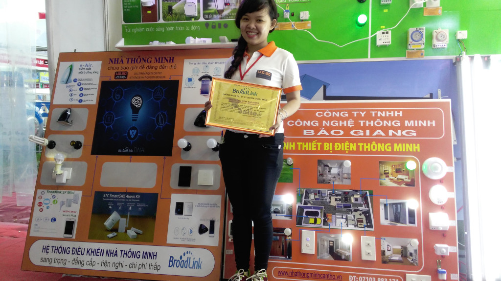Nhà Thông Minh Bảo Giang - đại lý ủy quyền Broadlink tại Triển lãm Vietbuild Cần Thơ