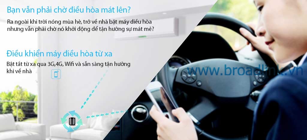 Bộ điều khiển mở rộng hồng ngoại Broadlink RM Mini 3 giúp bạn bật điều hòa từ xa